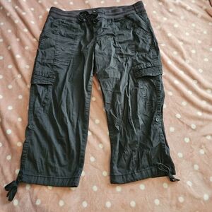 Supplies Gray Cargo Capris 12